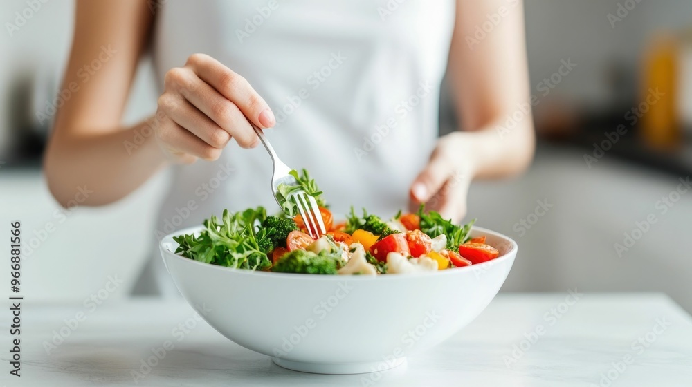 Woman Adjusting Her Personalized Nutrition Plan and Fitness Goals on a Cutting Edge Smart Wellness App to Optimize Her Healthy Lifestyle and Wellbeing Woman Adjusting Her Personalized Nutrition Plan and Fitness Goals on a Cutting Edge Smart Wellness App to Optimize Her Healthy Lifestyle and Wellbeing