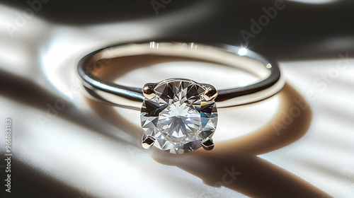 A close-up of an elegant di...