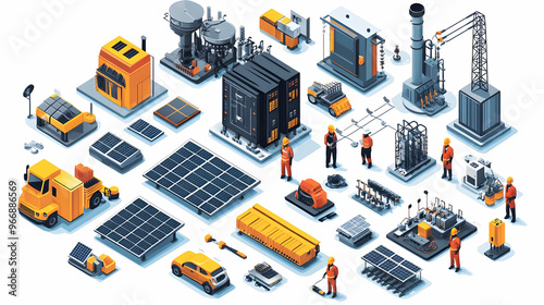 A collection of industrial ...