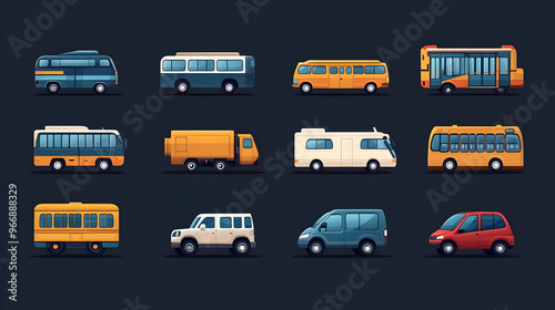 A collection of various veh...