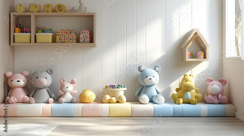 A cozy children's play area...
