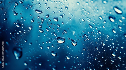 Abstract background of water droplets, resembling raindrops.