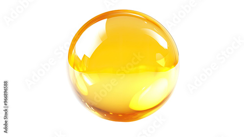 Shiny bubble transparent background