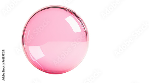 Shiny bubble transparent background