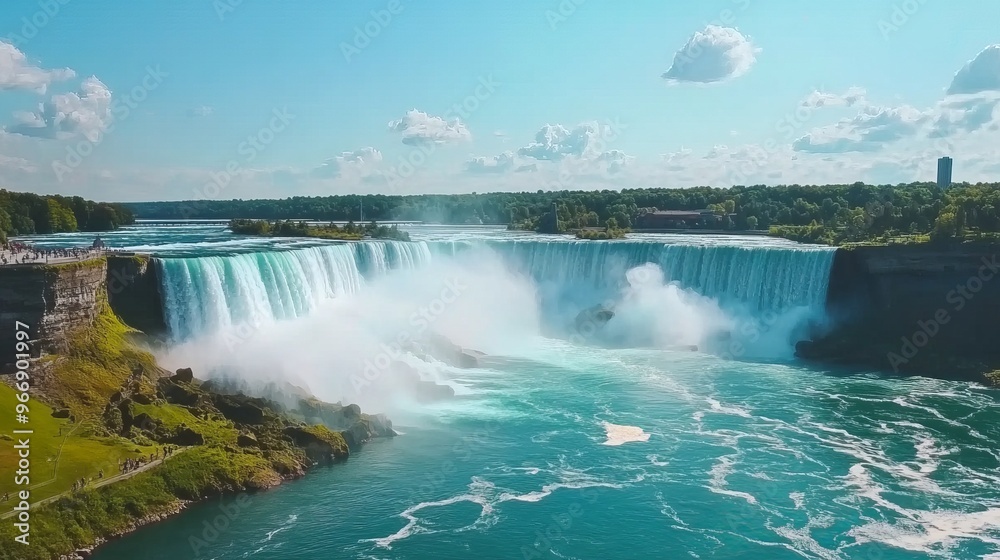 Niagara Falls, showcasing its breathtaking beauty Niagara Falls, showcasing its breathtaking beauty