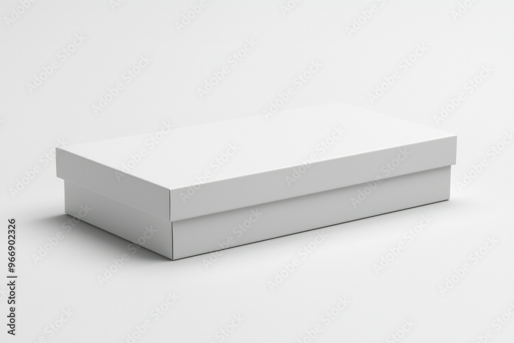White Rectangular Box on a White Background White Rectangular Box on a White Background