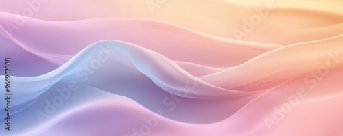 Abstract pastel wave pattern, gradient background. Creative art and design concept