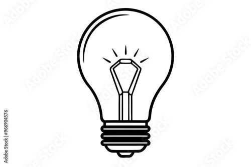 smart light bulb icon black silhouette vector