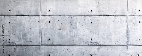 A smooth concrete wall with subtle cracks and imperfections, creating an industrial look with plenty of copy space.