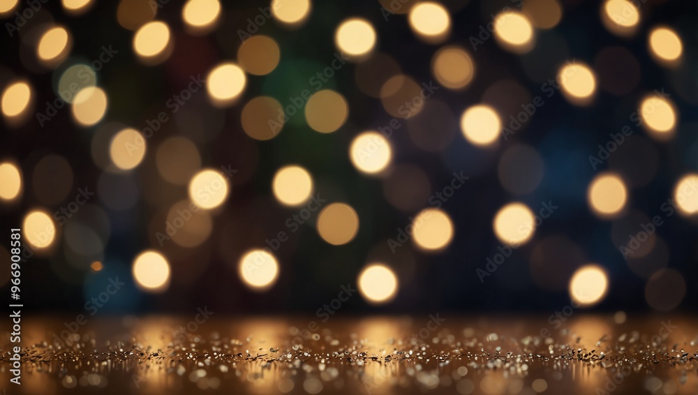 Obraz premium christmas lights background