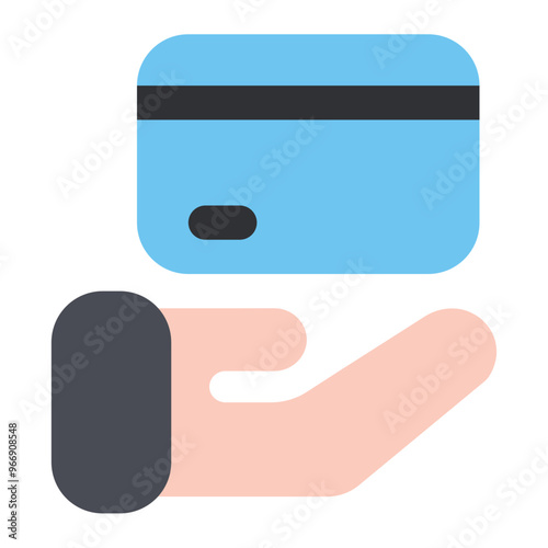 debit card icon for illustration