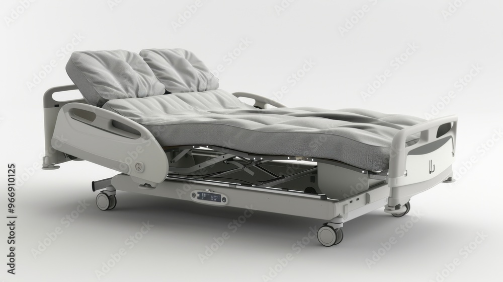 Adjustable Bed: A versatile bed featuring adjustable height and incline, designed for optimal comfort and accessibility, frequently including safety side rails.
Adjustable Bed: A versatile bed featuring adjustable height and incline, designed for optimal comfort and accessibility, frequently including safety side rails.