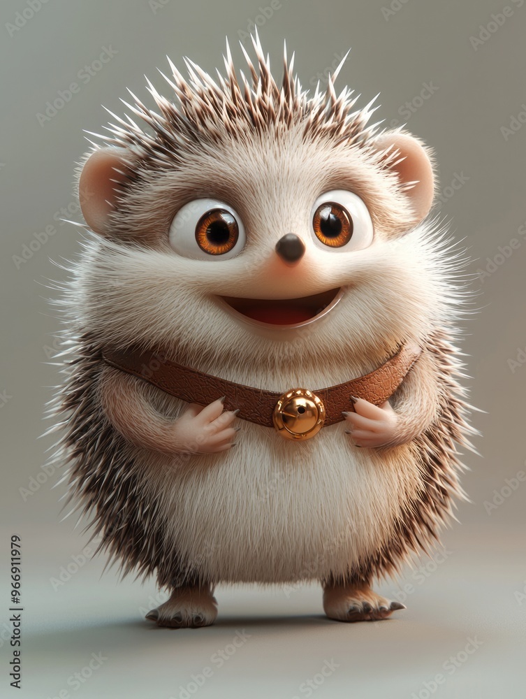 Cute hedgehog, cartoon style Cute hedgehog, cartoon style