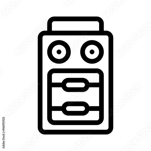 key fob line icon