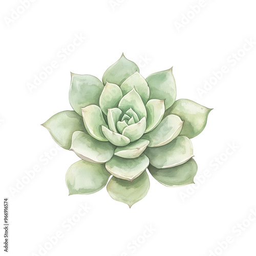 succulent watercolor 