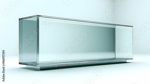 A minimalist glass aquarium...