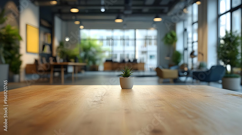 A modern office space with ...