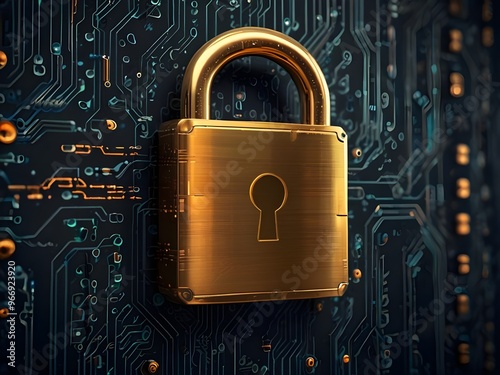 Wallpaper Mural lock and key Cyber-security background Torontodigital.ca