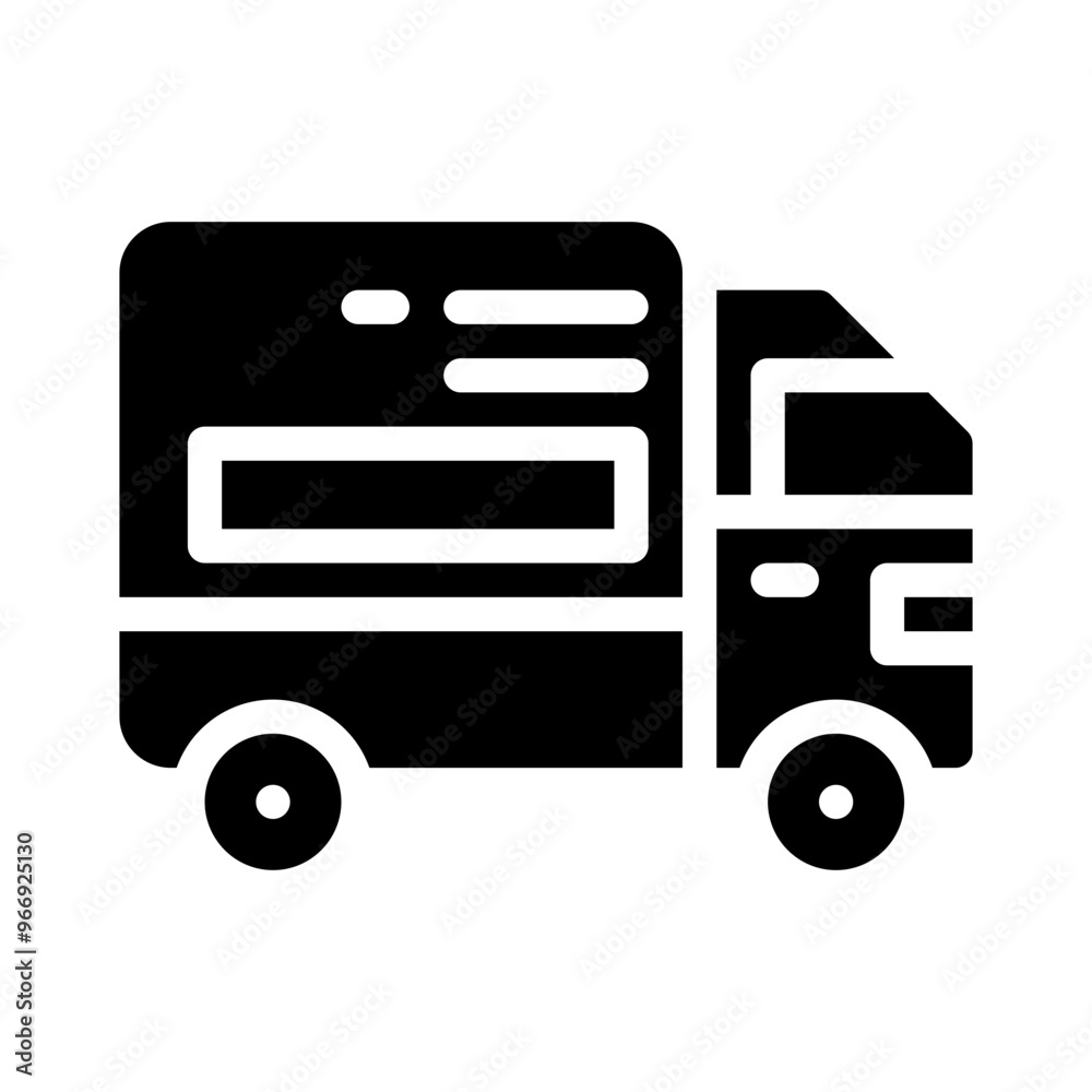 lorry glyph icon lorry glyph icon