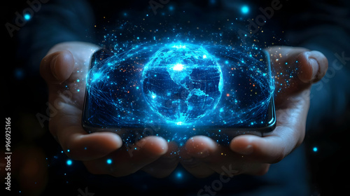 A person holding a smartpho...