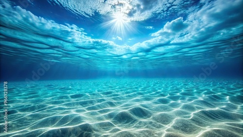 Stock photo of subaquatic scene portraying peace and tranquility