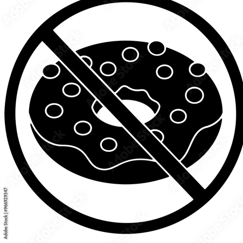 No Fast Food Icon