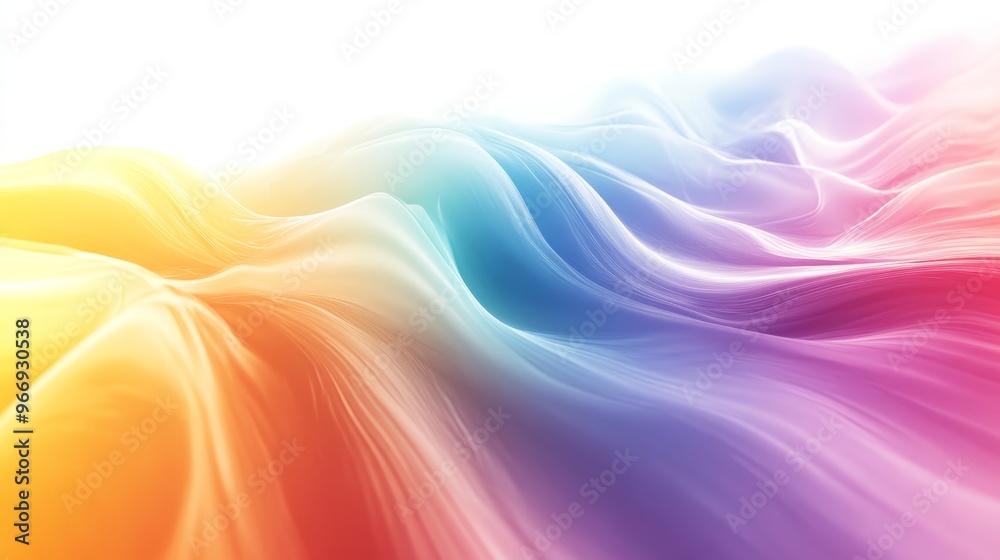 Abstract Colorful Flowing Waves Background Abstract Colorful Flowing Waves Background