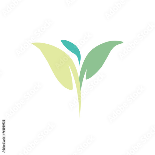 leaf logo vector illustration 