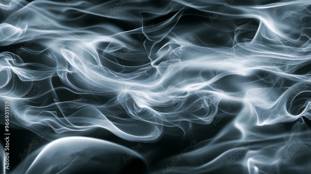 Fototapeta premium Abstract Smoke Background Swirling Smoke Design