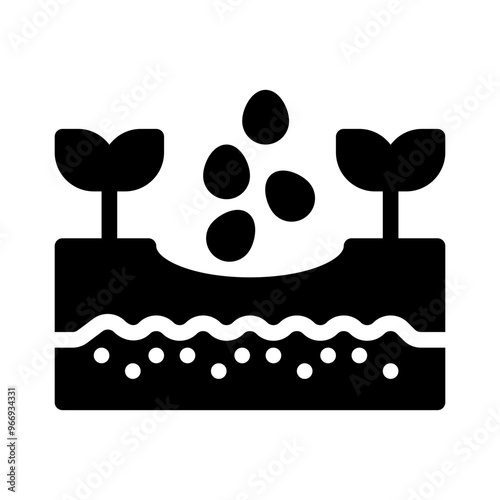 seeds glyph icon