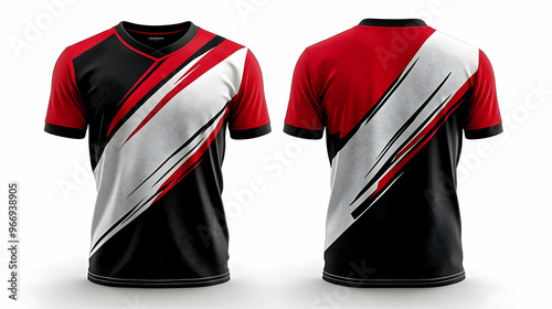 A sports jersey featuring a...