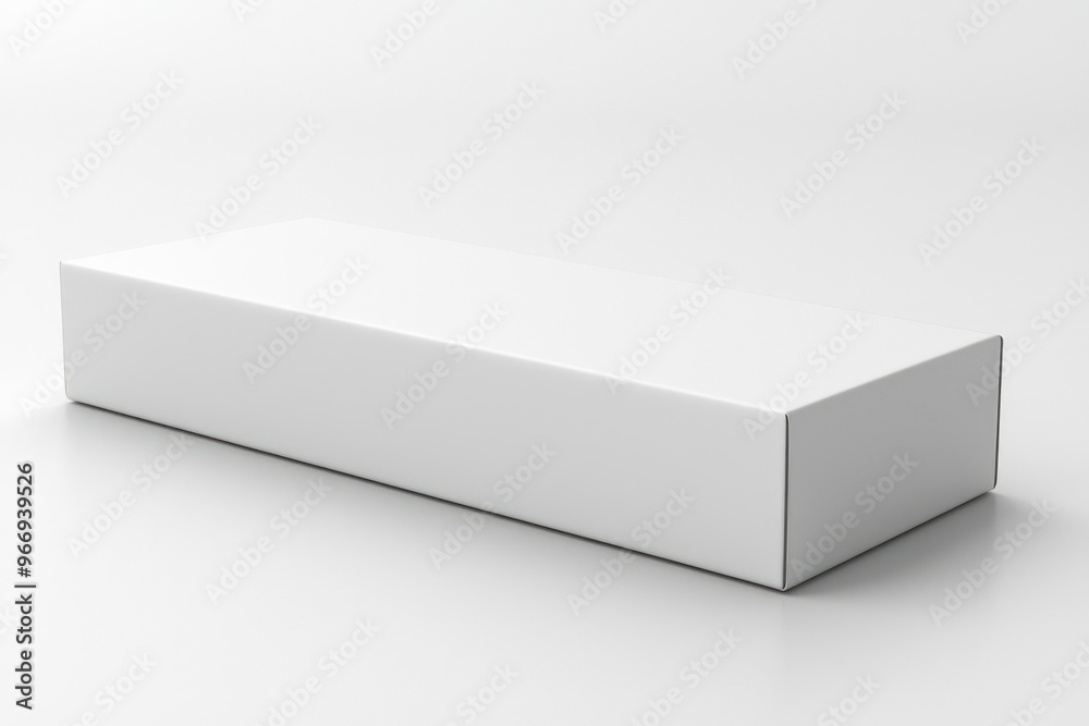 White Rectangular Box on a White Background White Rectangular Box on a White Background