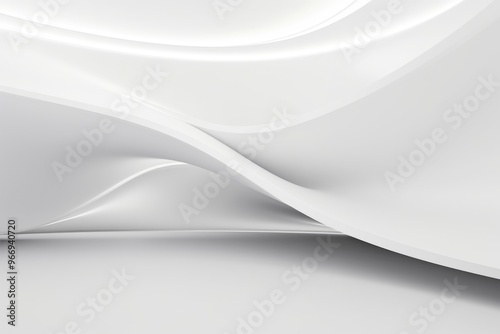 Free abstract white background minimal futuristic architectural space wallpaper