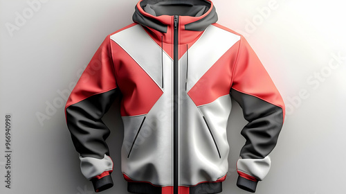 A stylish hoodie featuring ...