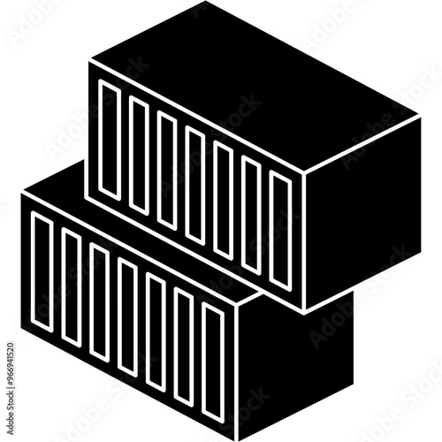 Shipping Container Icon