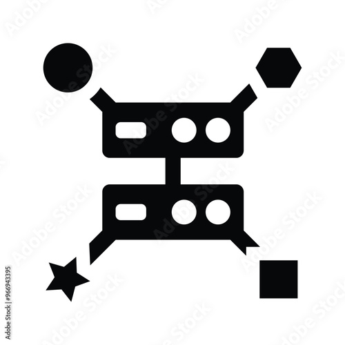 Variability, variety, big data icon.