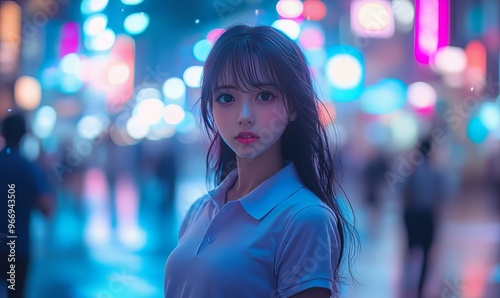 A beautiful woman