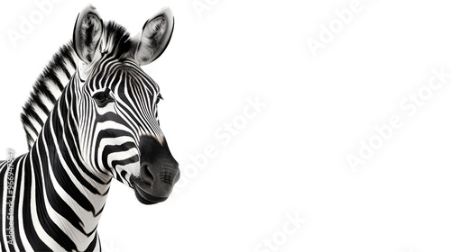 Plakat zebra head isolated