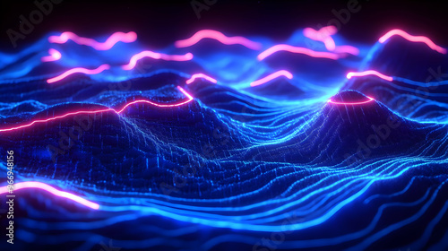 A vibrant digital landscape...