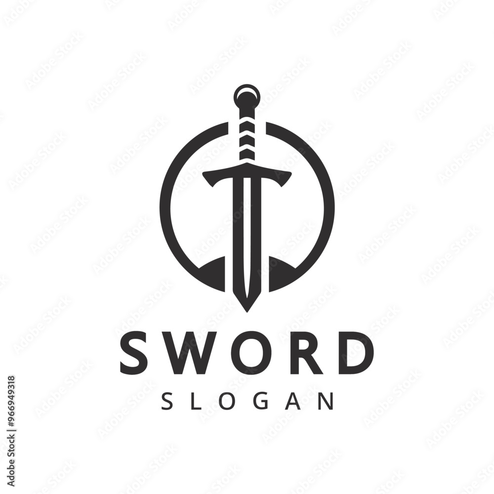 Sword logo design template guard logo concept idea Sword logo design template guard logo concept idea
