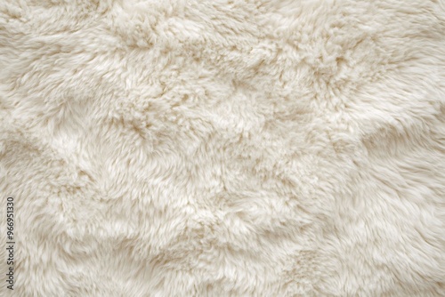 White fluffy fur fabric wool texture