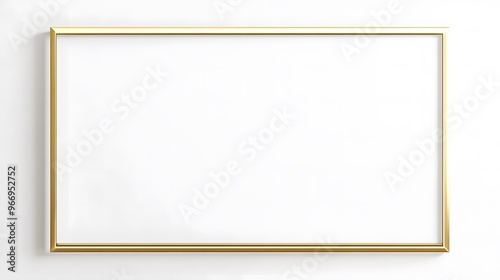 Wallpaper Mural Minimalist beige background featuring a gold rectangular frame surrounded by dried pampas grass and delicate wildflowers. The soft, neutral tones create an elegant, nature-inspired aesthetic. Torontodigital.ca