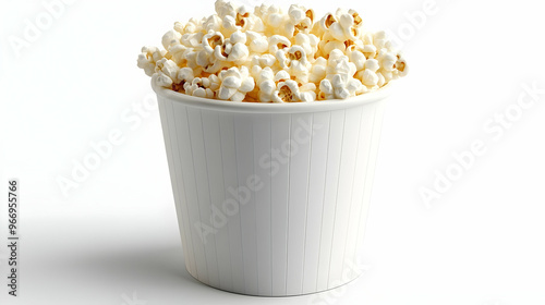 A white cup filled with flu...