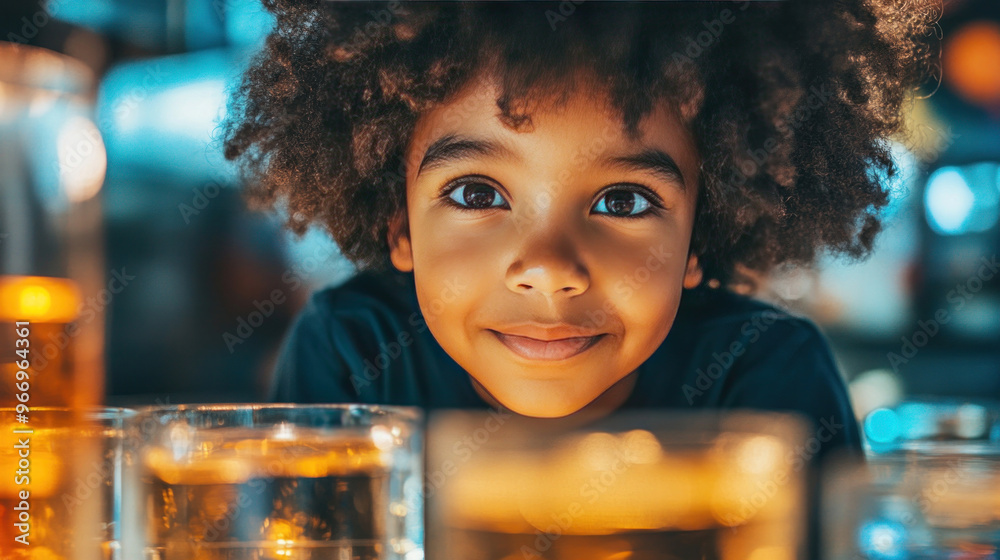 Young learners conducting simple science experiments to understand basic scientific concepts and cause-and-effect relationships Young learners conducting simple science experiments to understand basic scientific concepts and cause-and-effect relationships