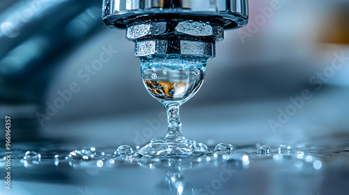 Close-up of a water droplet...