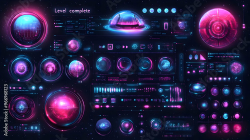 Futuristic user interface d...