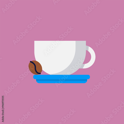 vector color icon with art design shape, on pink  background, for your website, app, UI design. Vector illustration,