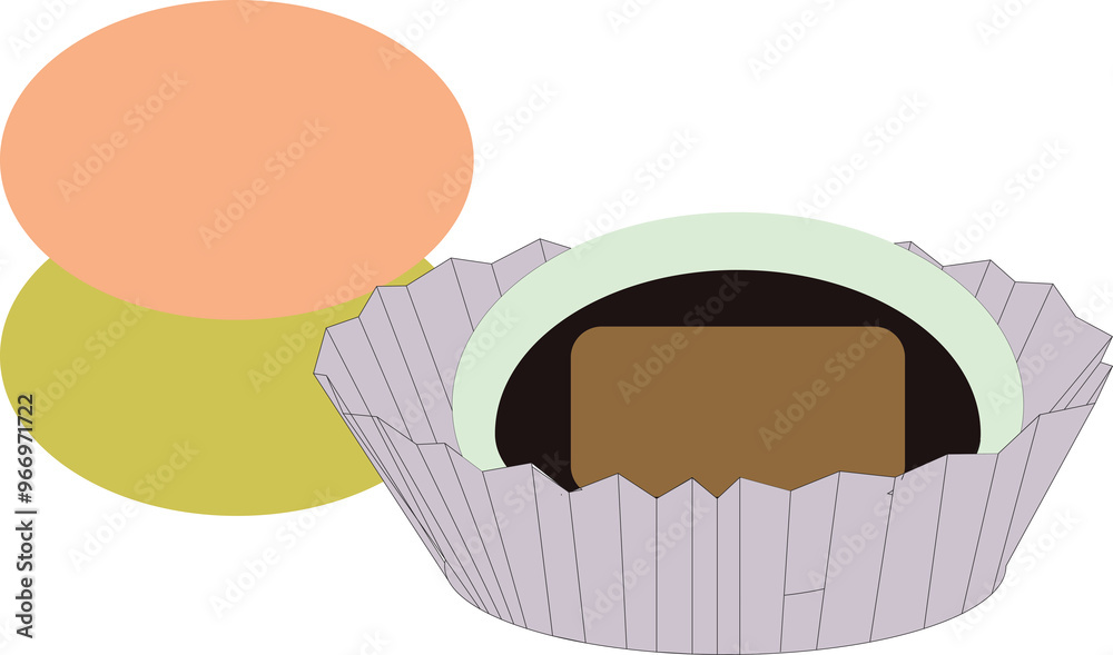 A vector art of Mochi. A vector art of Mochi.