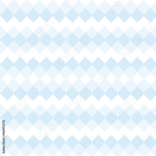 Pastels Argyle Fair Isle Seamless Pattern Design