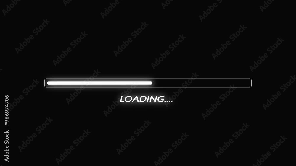 New Loading Progress Bar Animation Background. New Loading Progress Bar Animation Background.